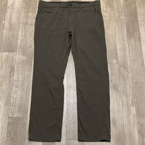 Mens Weatherproof Performance Travel Lightweight‎ Stretch Straight Leg Pants - Picture 1 of 9